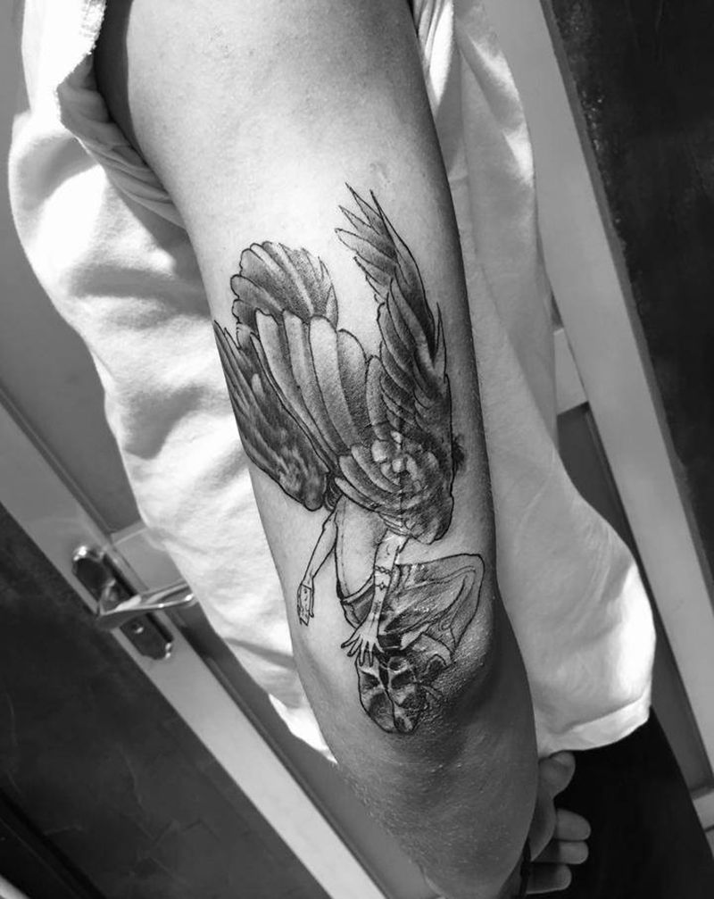 遮盖伤疤纹身图片_手臂New School纹身图案