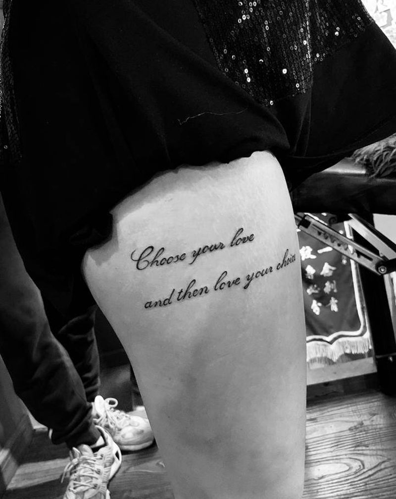 小图纹身图片_腿部纹身图案