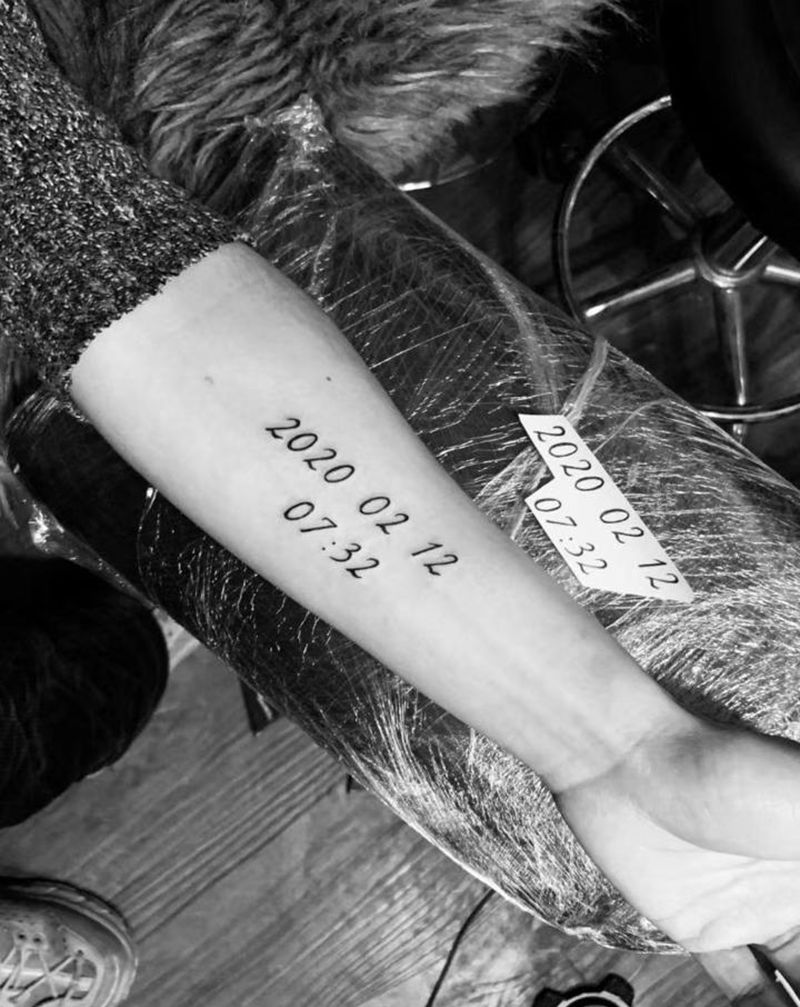 再见妈妈纹身图片_手臂纹身图案