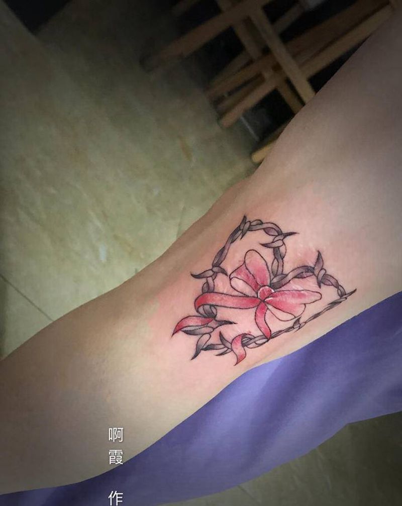 疤痕遮盖纹身图片_腿部纹身图案