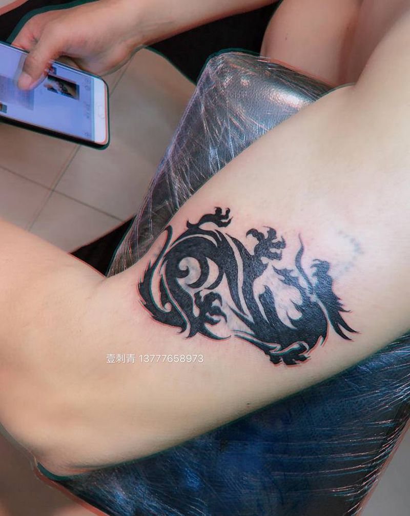 图腾遮盖纹身图片_手臂图腾纹身图案