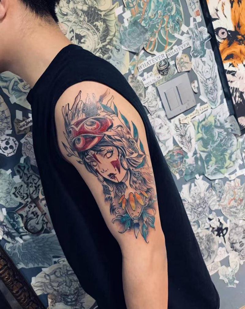 大臂纹身图片_手臂纹身图案