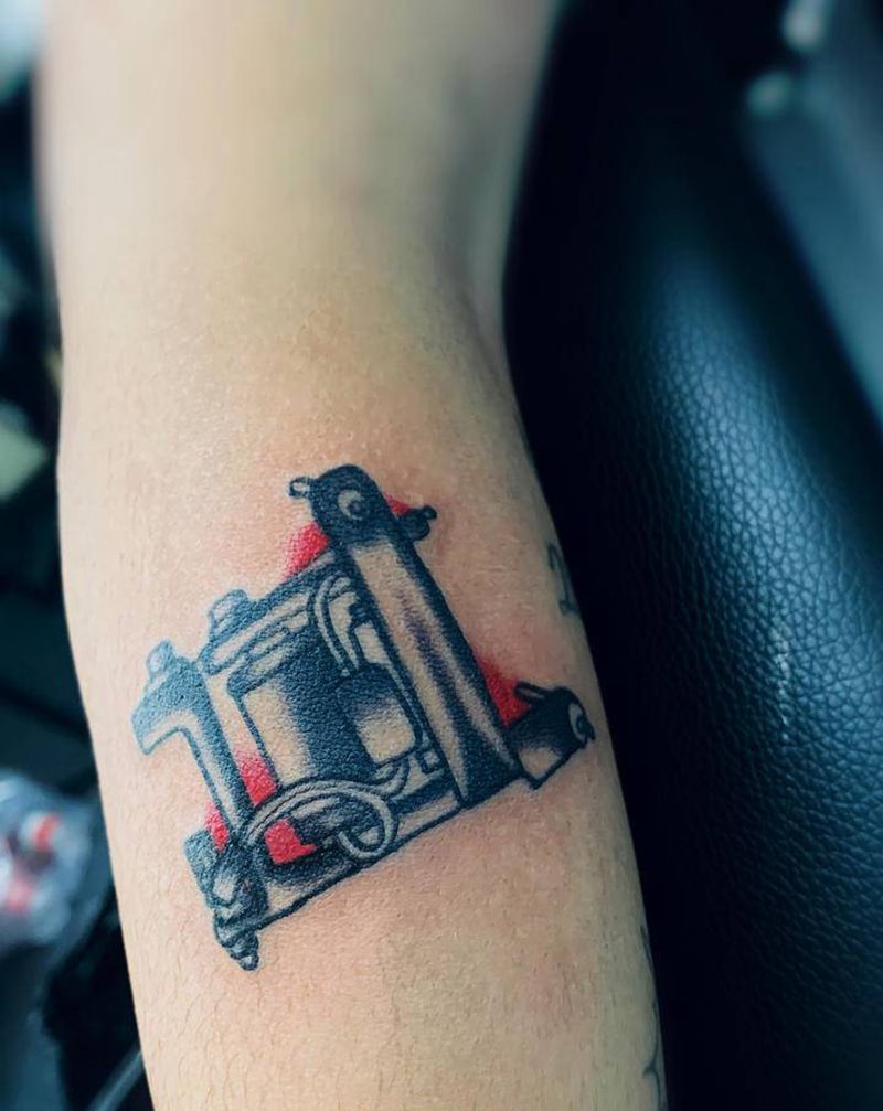 纹身机纹身图片_Old School纹身图案