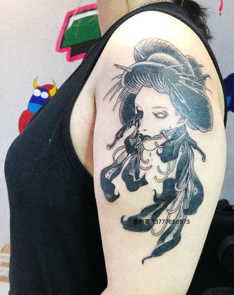 暗黑纹身图片_手臂纹身图案