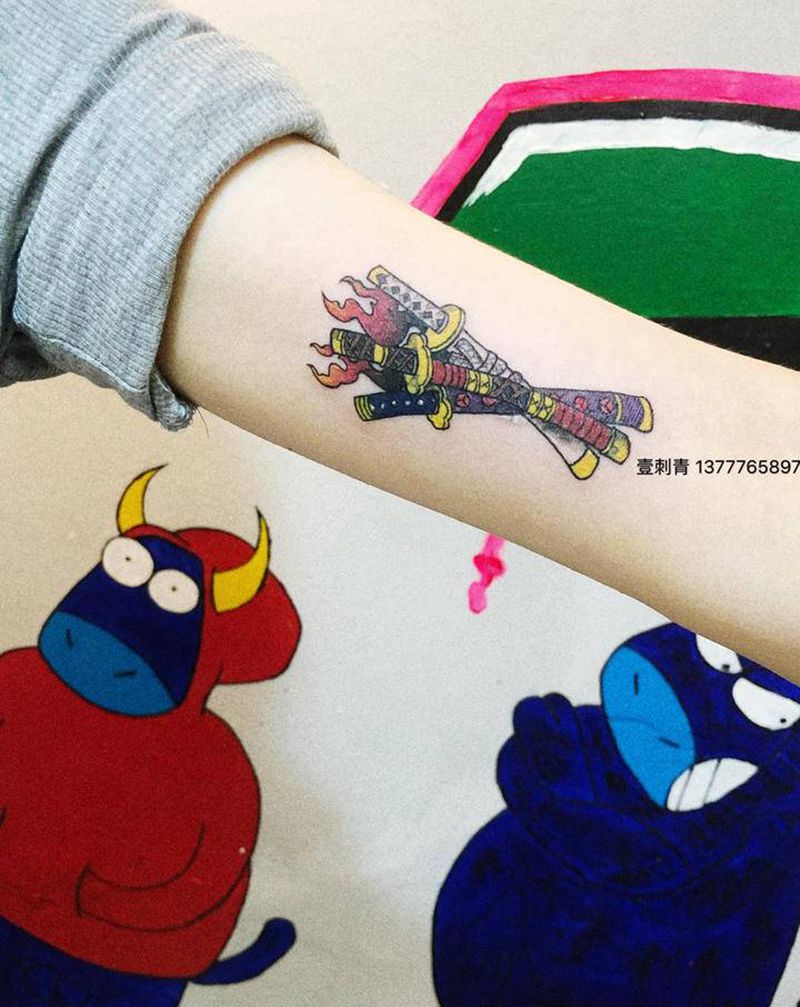 遮盖纹身图片_手臂纹身图案