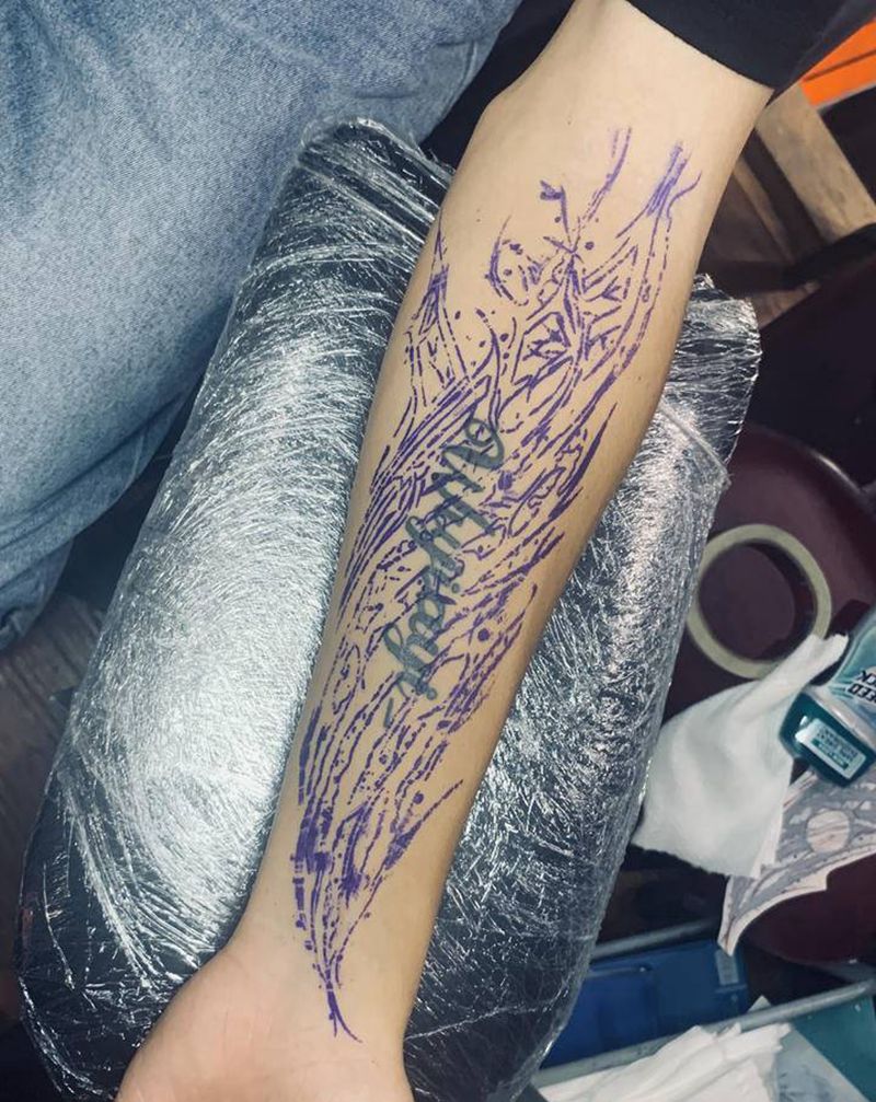 覆盖纹身图片_手臂纹身图案