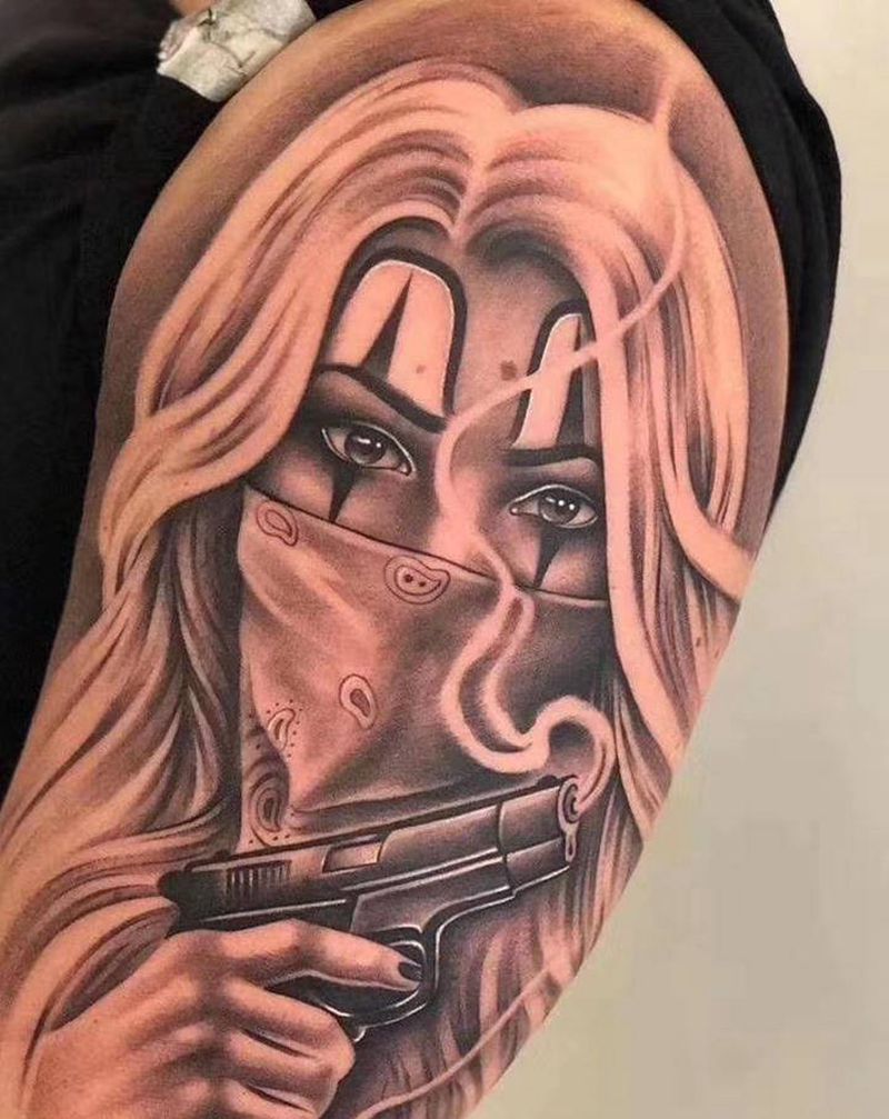 DHH纹身图片_手臂纹身图案