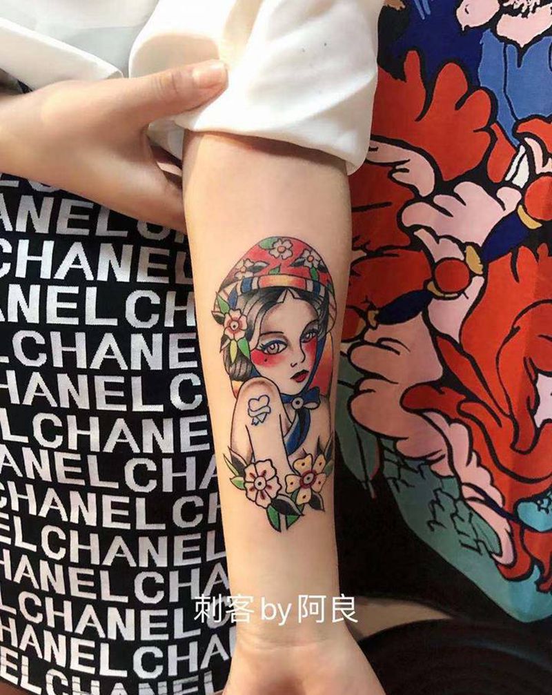 GDD纹身图片_手臂纹身图案