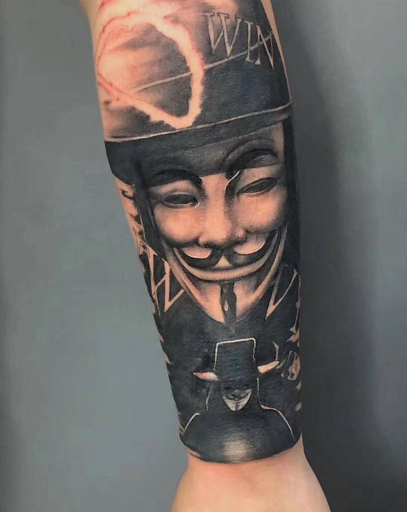 ＨＦＣ纹身图片_手臂纹身图案