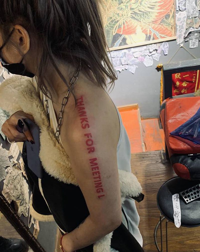 小图纹身图片_肩部纹身图案