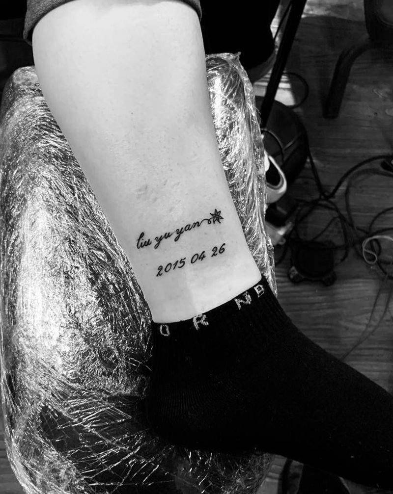 小图纹身图片_腿部纹身图案