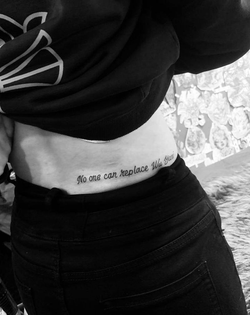 小图纹身图片_腰部纹身图案