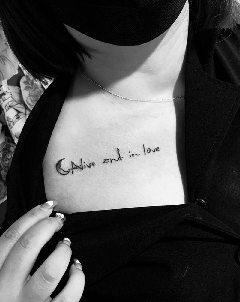 小图纹身图片_颈部纹身图案