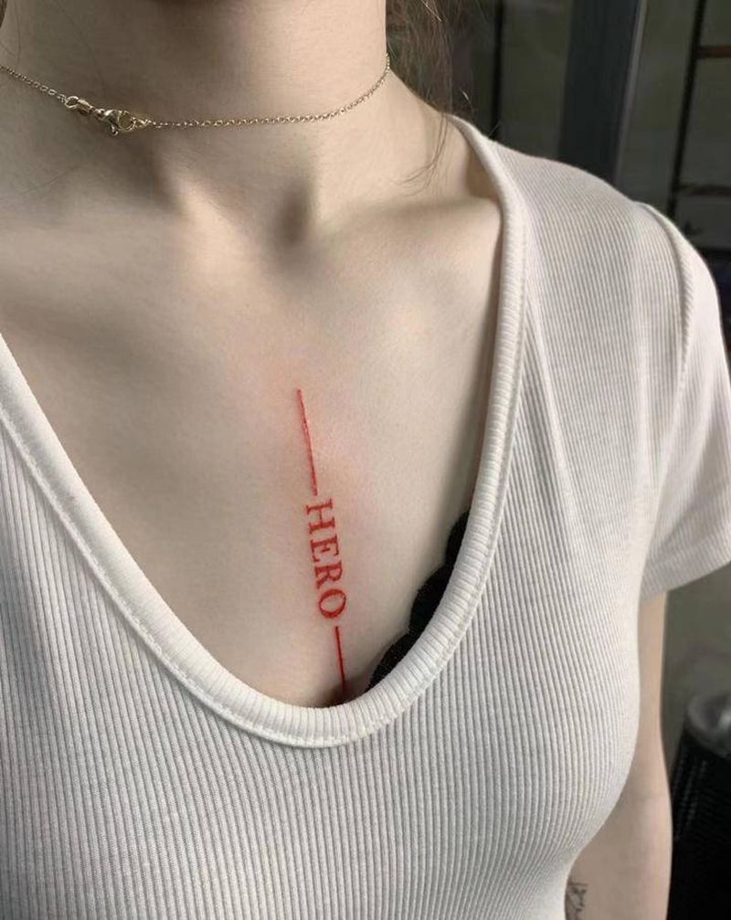 fff纹身图片_胸部纹身图案