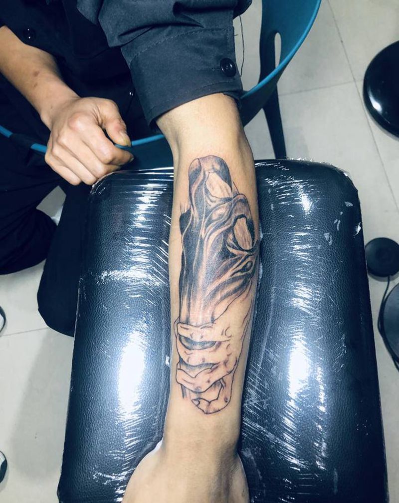 暗黑系列纹身图片_手臂纹身图案