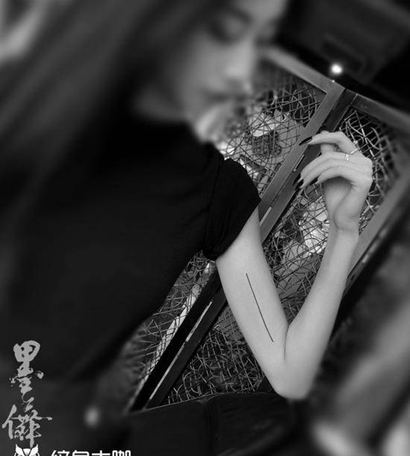 生命线Tattoo纹身图片_手臂生命线纹身图案