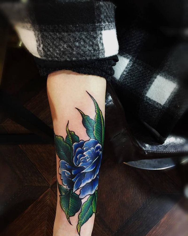 盖图作品纹身图片_手部手臂点刺新传统纹身图案