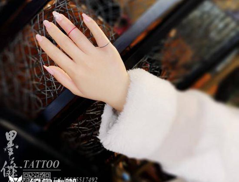 手指tattoo纹身图片_手部纹身图案