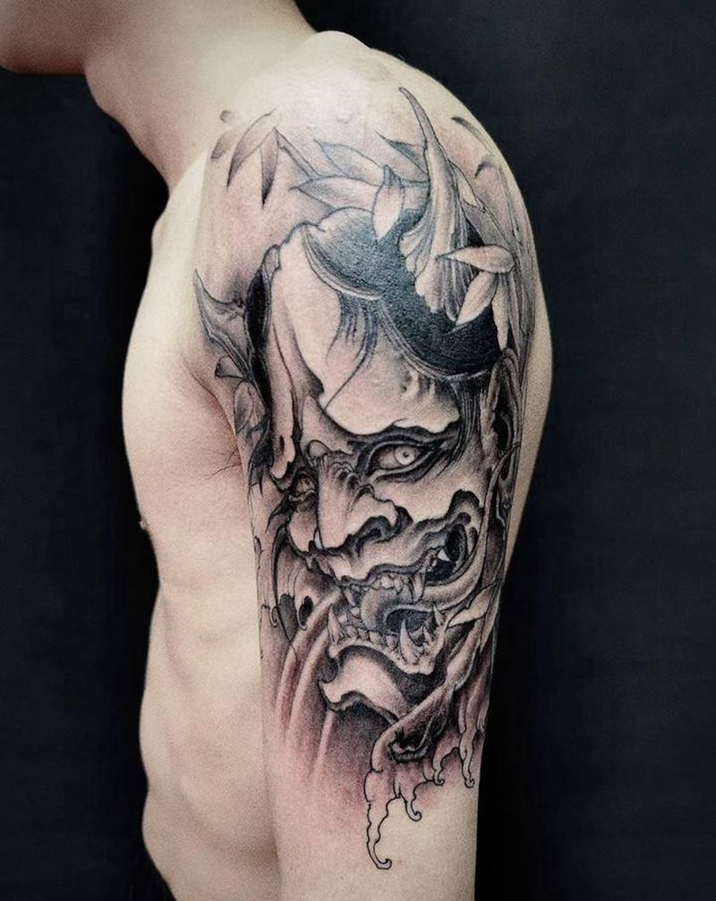 般若纹身图片_手臂纹身图案