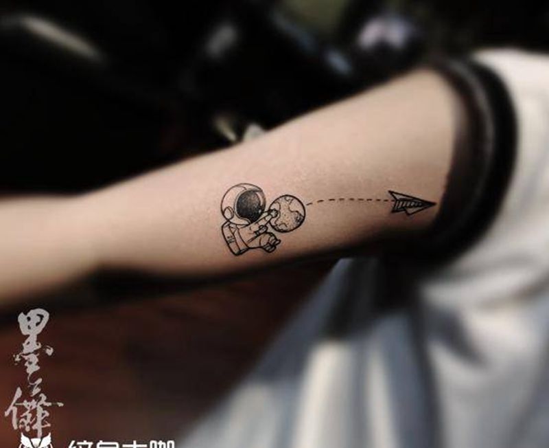 大臂tattoo纹身图片_手臂纹身图案