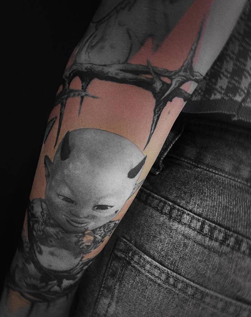 ★纹身图片_手臂欧美写实纹身图案