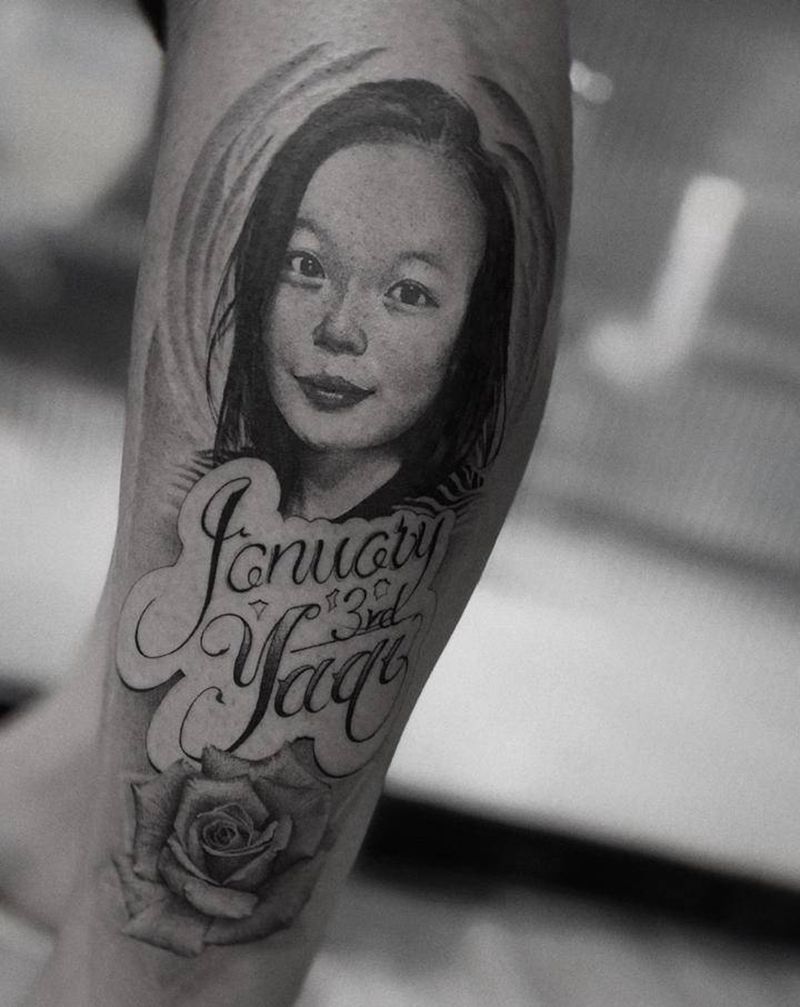 ★纹身图片_腿部纹身图案