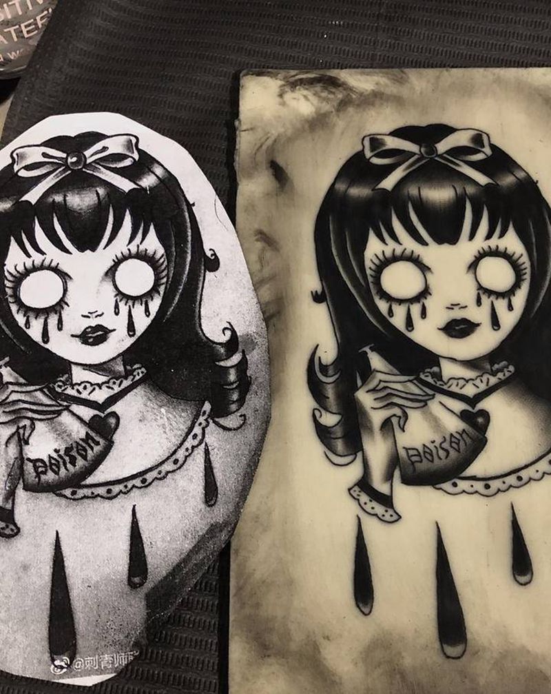 练习4纹身图片_欧美写实纹身图案