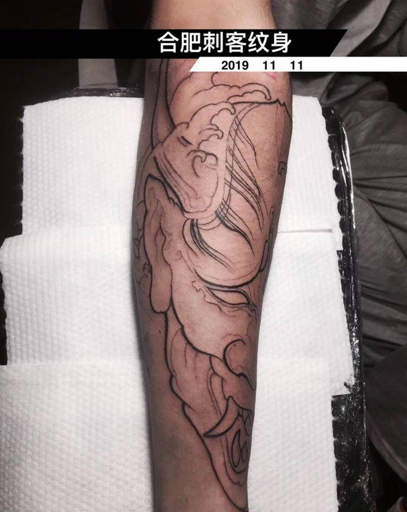 般诺纹身图片_手臂纹身图案