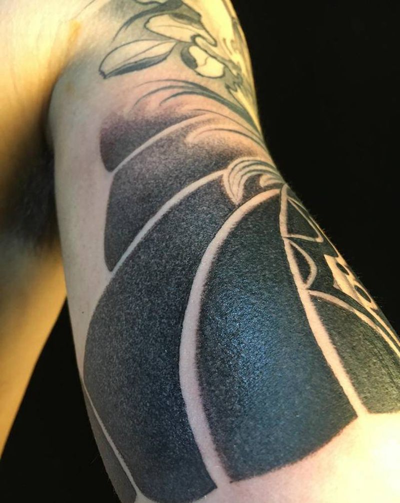 改变修改后的日式纹身图片_手臂老传统日式纹身图案