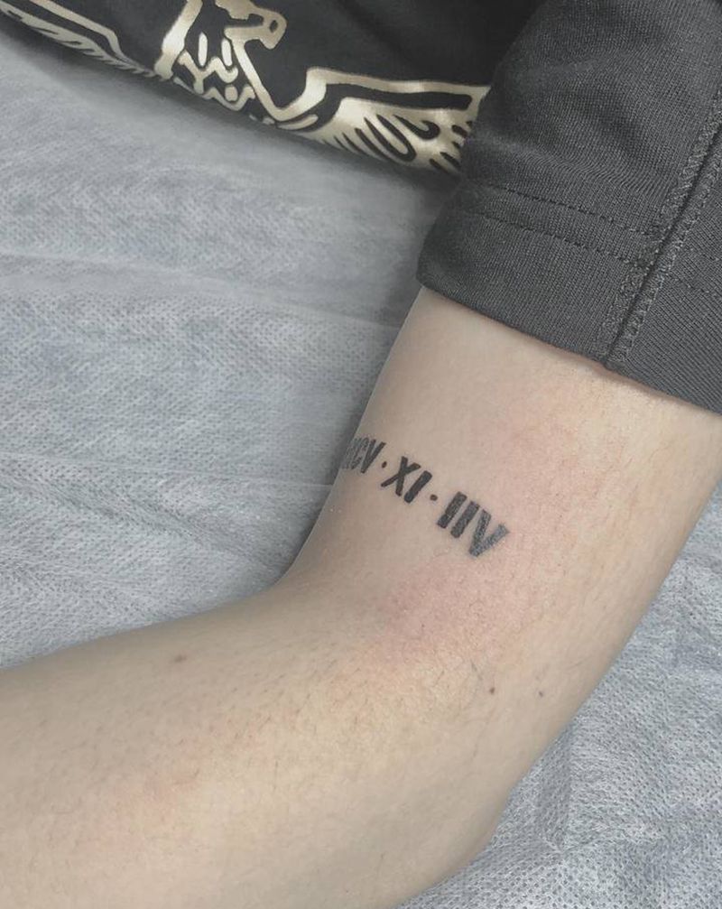 小英文纹身图片_手部手臂小清新纹身图案