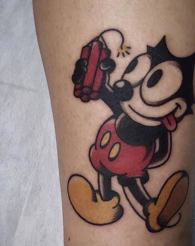 1纹身图片_手部Old School纹身图案