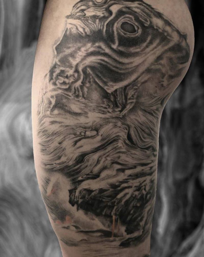 幻纹身图片_欧美写实新纹身图案