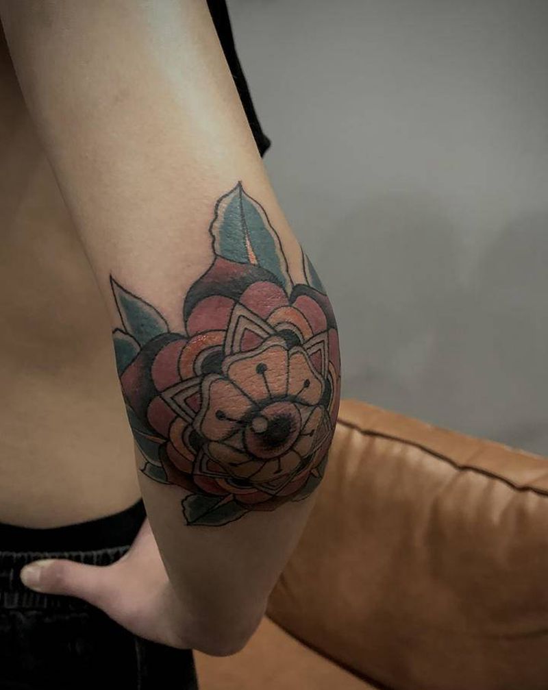 扎到怀疑人生纹身图片_手臂纹身图案