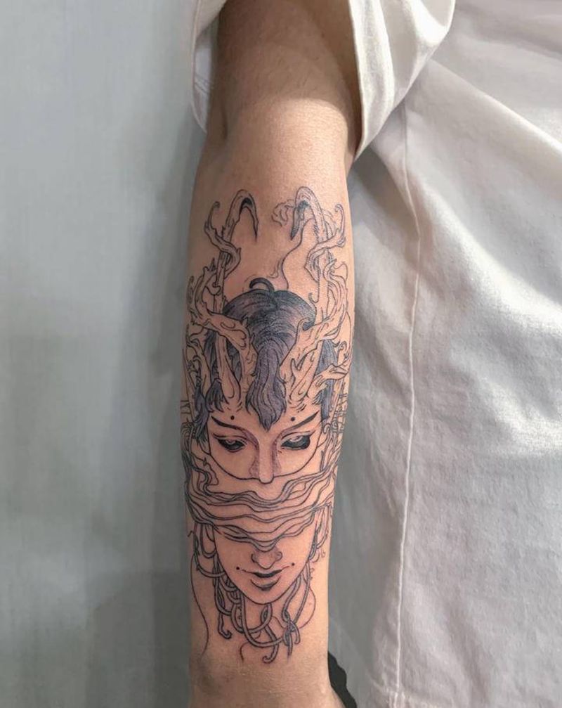 未完成纹身图片_手臂纹身图案