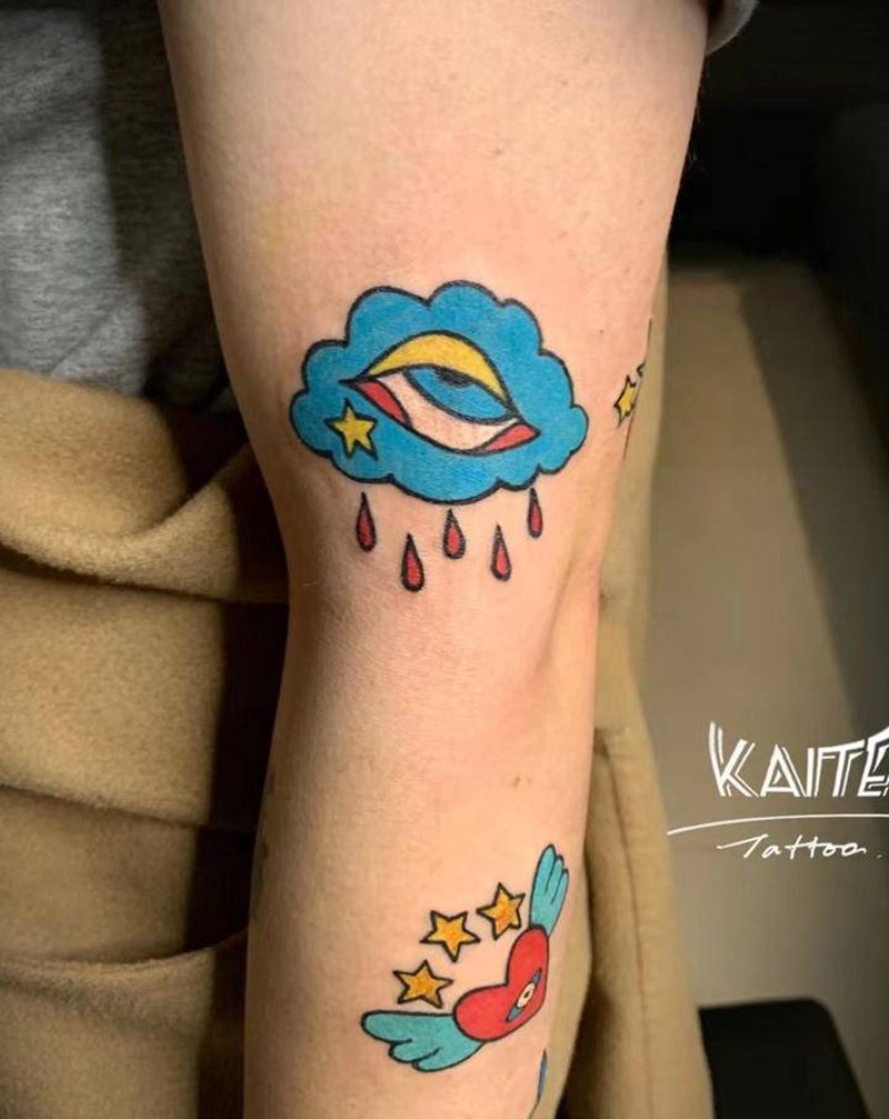 卡通纹身纹身图片_手臂Old School纹身图案