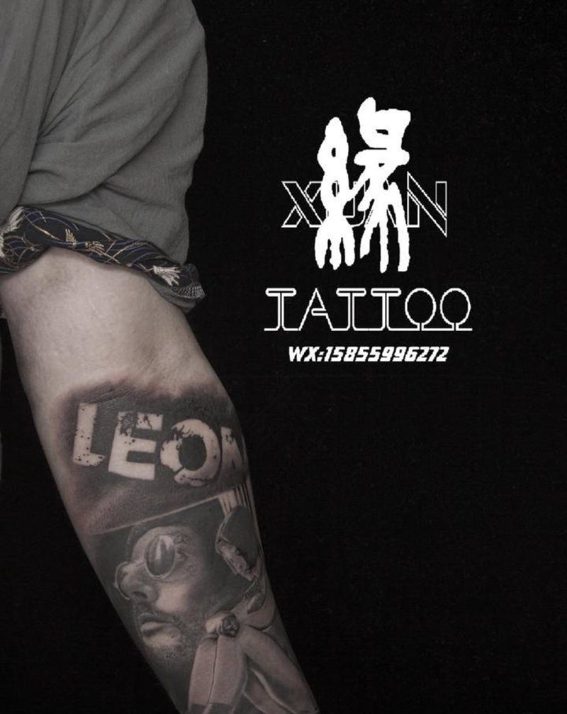 电影主题纹身图片_手臂手部欧美写实纹身图案