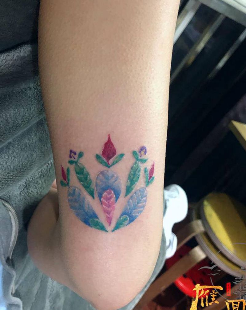 小清新纹身图片_手臂纹身图案