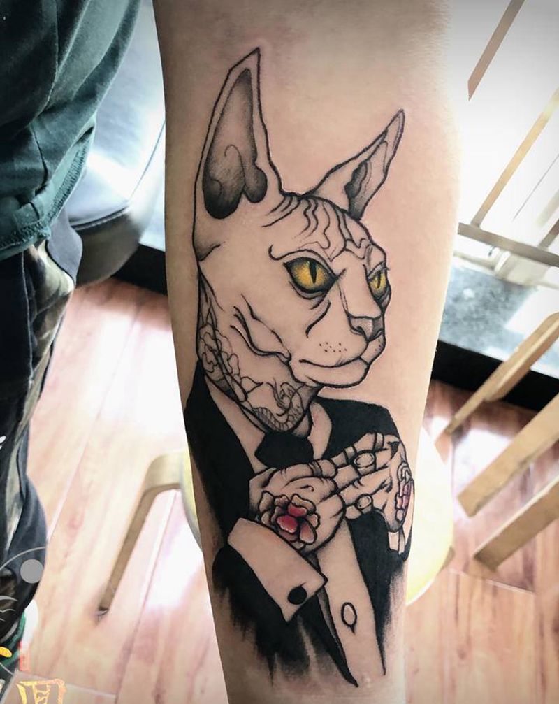 比鲁斯大人纹身图片_手臂纹身图案