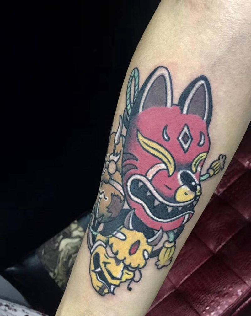 小图纹身图片_手臂老传统Old School纹身图案