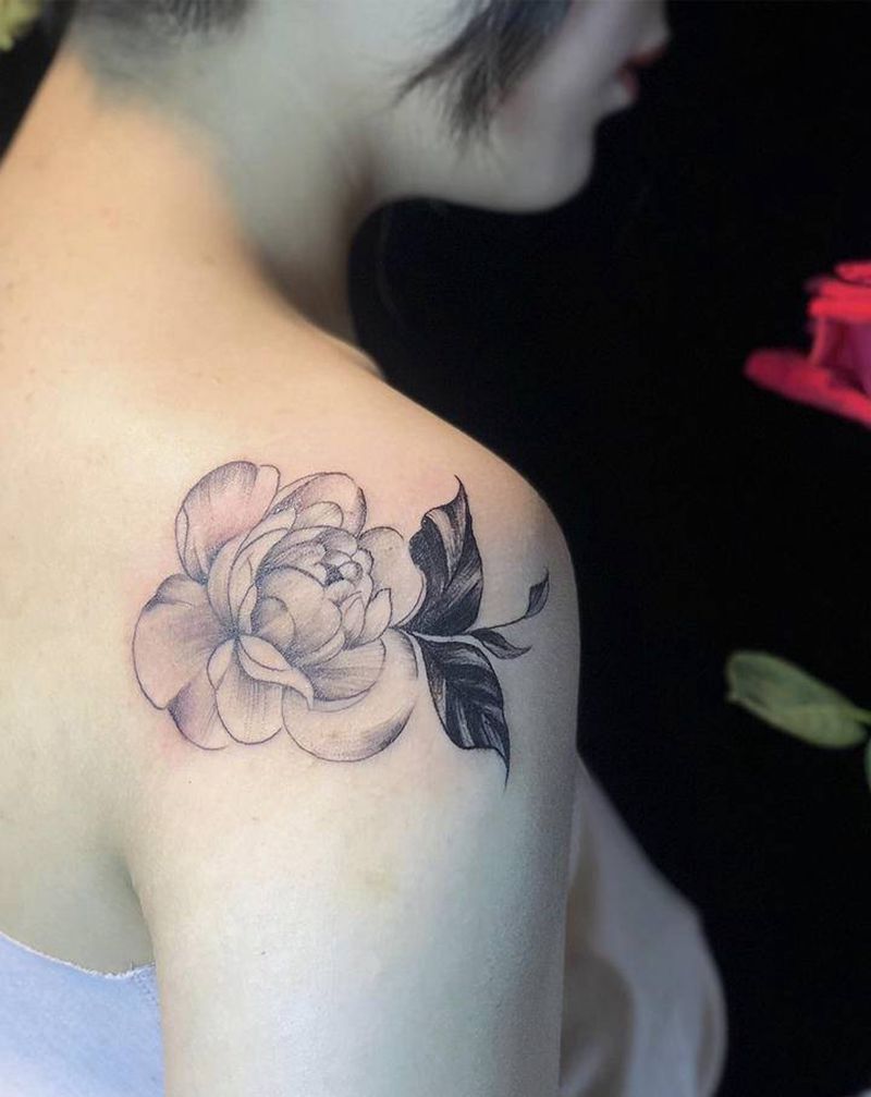 花纹身图片_手臂纹身图案