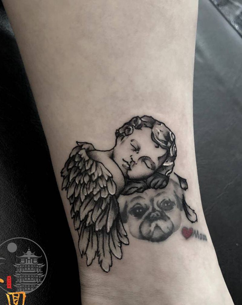 旧图添加纹身图片_脚部纹身图案