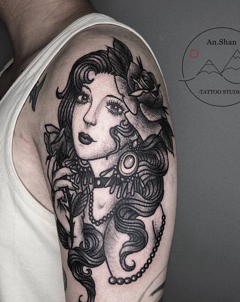 人物纹身纹身图片_手臂纹身图案