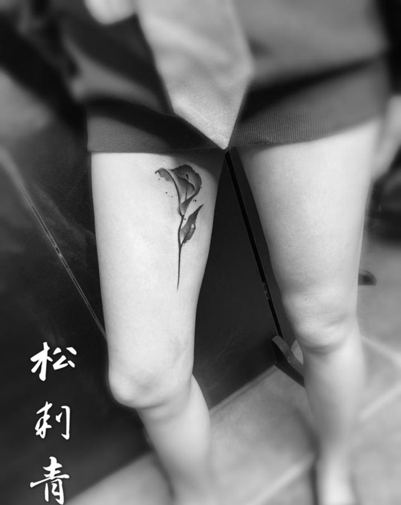 花纹身图片_新传统纹身图案