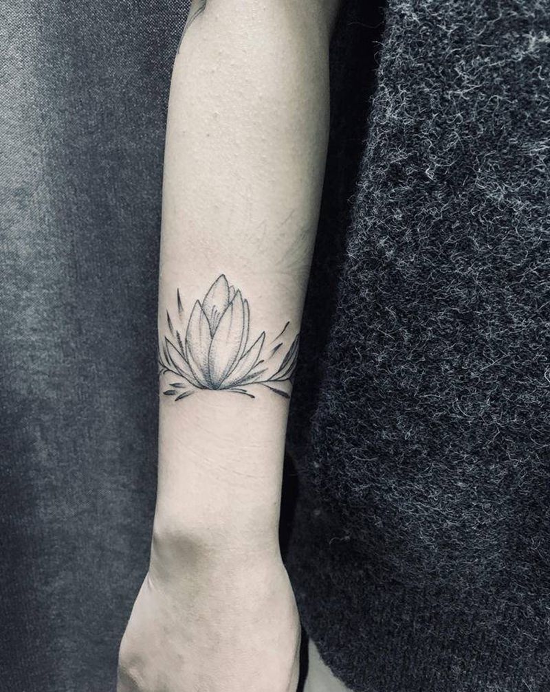 臂环纹身图片_点刺纹身图案