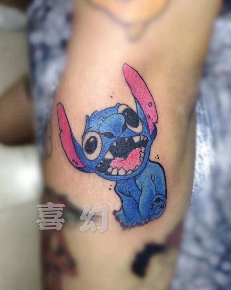 卡通纹身图片_手臂New School纹身图案