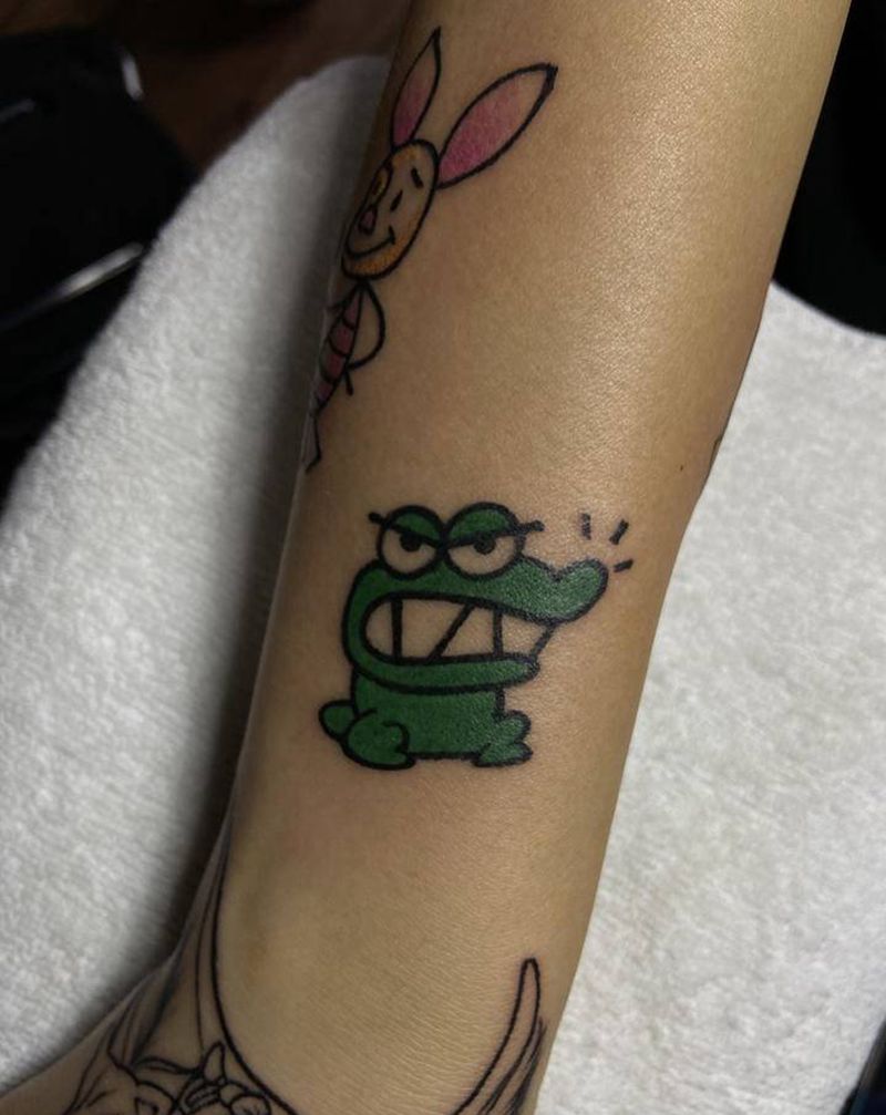 拼接小图纹身图片_新传统纹身图案