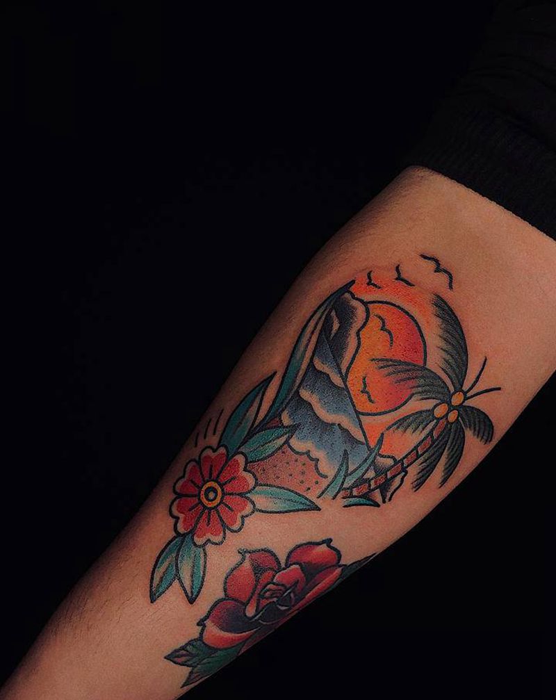 old school纹身图片_手臂Old School纹身图案