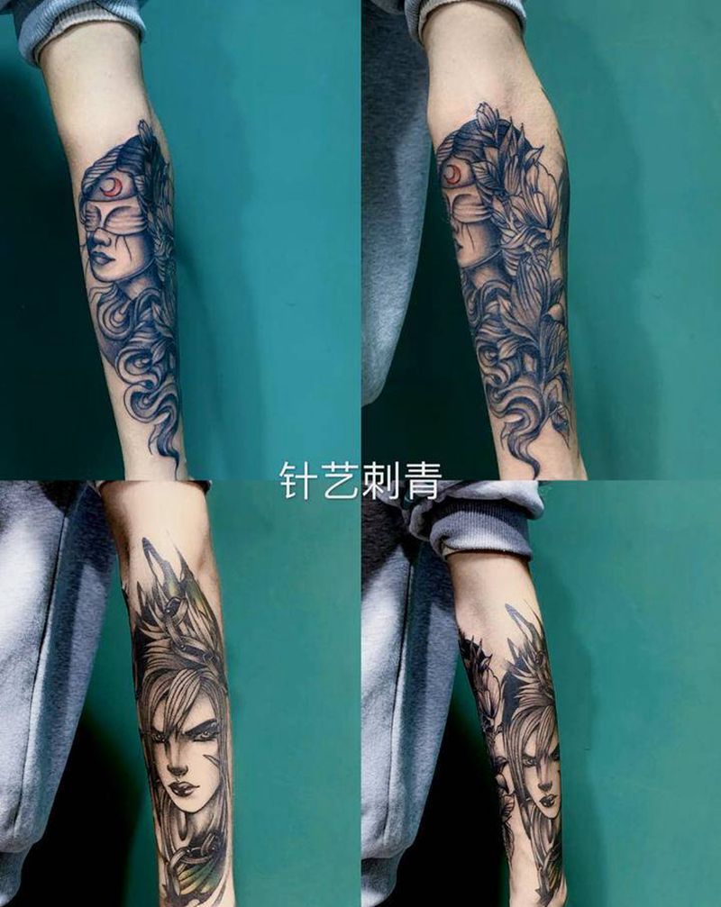 欧美纹身图片_手臂纹身图案