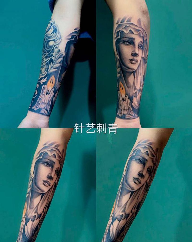 欧美写实 女神  蜡烛