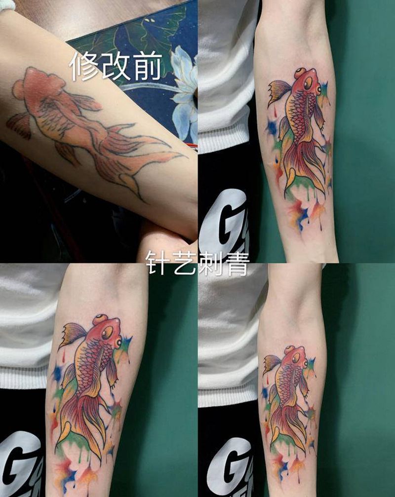 修改作品纹身图片_手臂纹身图案